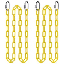 Heavy Duty 100 Swing Chains with Carabiners - 1000 LBs Capacity for Chairs
