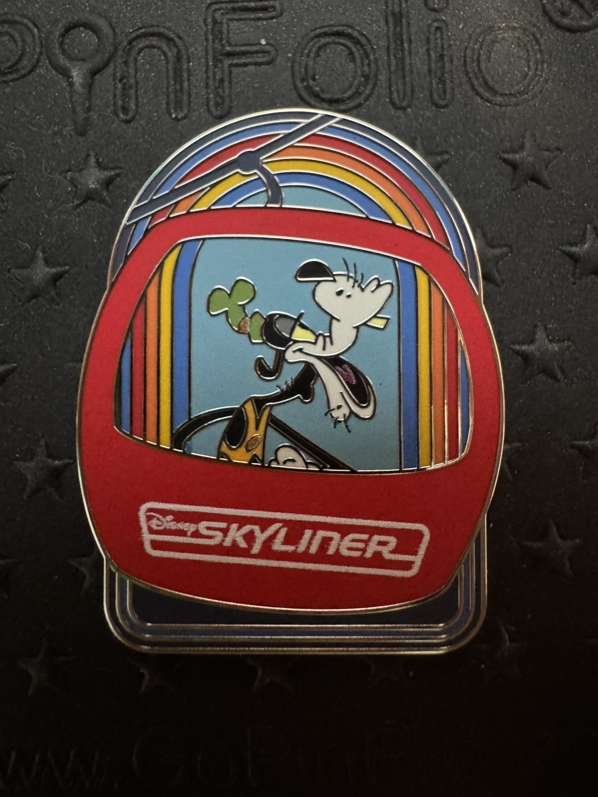 Disney Skyliner Goofy Pin WDW Rainbow Gondola Resorts