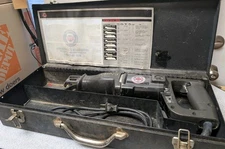 Black & Decker Industrial Reciprocating Cut-Saw Heavy Duty 2 Speed 3105 and Case