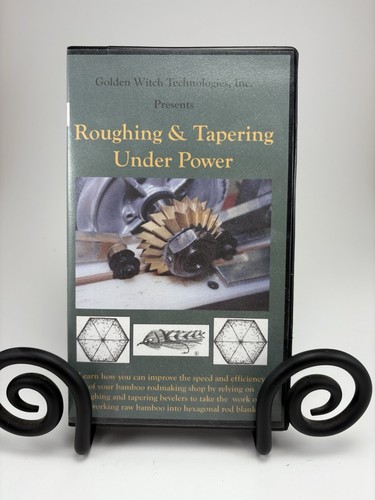 VHS Roughing & Tapering Under Power - RARE Fishing Rod Production Golden Witch