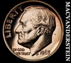 1963 Silver Roosevelt Dime - Choice Gem Proof  Lustrous  No Reserve  #K955