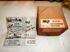 1956 Vintage Sun Tachometer Rc-70 Tach Original Box Instructions Only