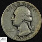 1932 D George Washington Silver Quarter 25C