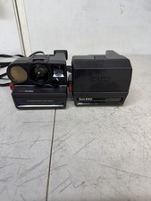 Polaroid Sonar One Step  Sun 660 Autofocus Lot of 2 Vintage Cameras UNTESTED  