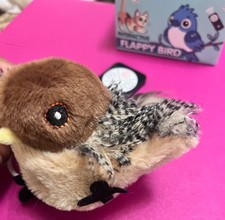 Chirping Bird Cat Toy Interactive Rechargeable Flappy Sparrow