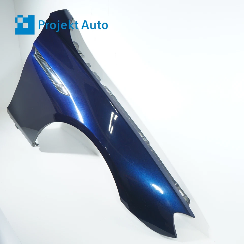 12-19 OEM BMW Front Right Fender X10 Tanzanite Blue 650i 640i F13 F06 F12 - Image 2 of 4