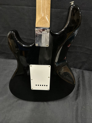 Vintage Fernandes Strat Style 90's Guitar Black White Electric