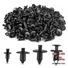 120pcs Plastic Fender Clips Body Rivets Compatible with UTV ATV Motorcycle