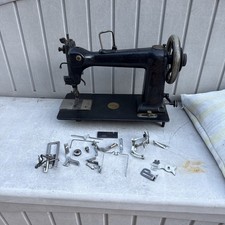 Antique Wheeler & Wilson Sewing Machine W9 Head Late 1800's W/attachments