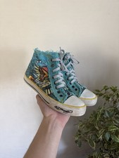 Vintage Y2K Ed Hardy Graphic Print High Top Sneakers Size 9