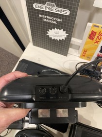 Sega Genesis 1601 Console System, 32X Adapter, 9 Games,Controller, Manual Cables