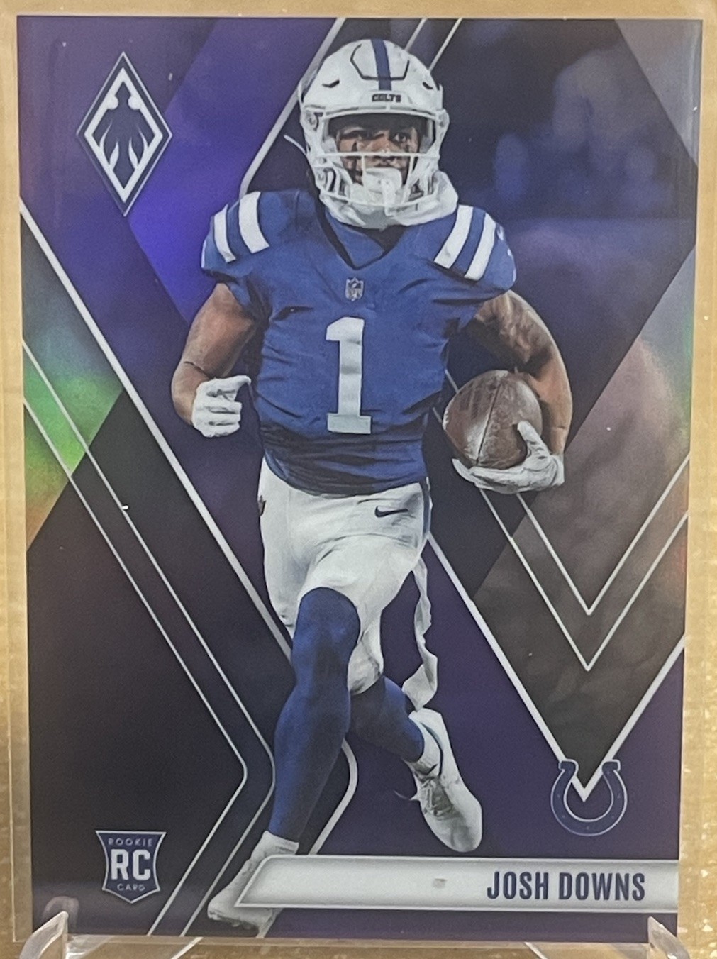 2023 Panini Phoenix #138 Josh Downs Purple #/125 RC COLTS Rookie Card