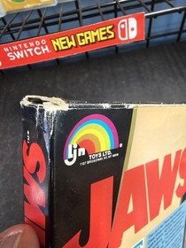 Jaws (Nintendo NES, 1987) Complete In Box!! Check Pics