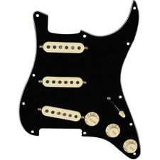 Fender Tex-Mex Battipenna Stratocaster Caricato, Nero