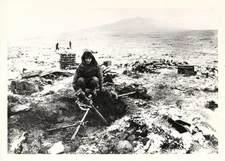 VINTAGE PRINT 2/7TH GURKHA RIFLES 81 MM MORTAR POSITION, TUMBLEDOWN