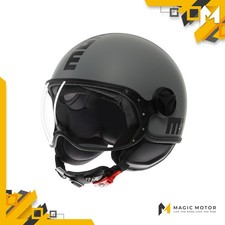 Casco Moto Jet MOMO Design FGTR CLASSIC M SOLID Grigio