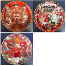 Manchester United Danbury mint plates (three)