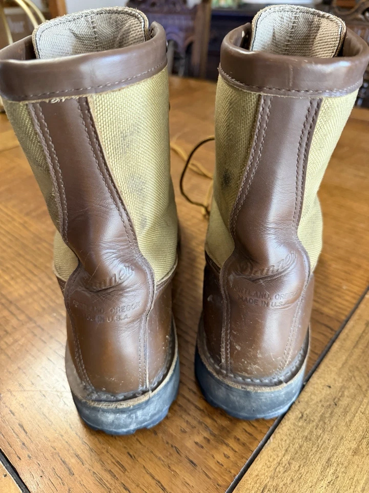 Botas Danner / Cabela’s Gore-Tex 13D para hombre suela Vibram, cuero marrón, hechas en EE. UU. Foto 4 de 4