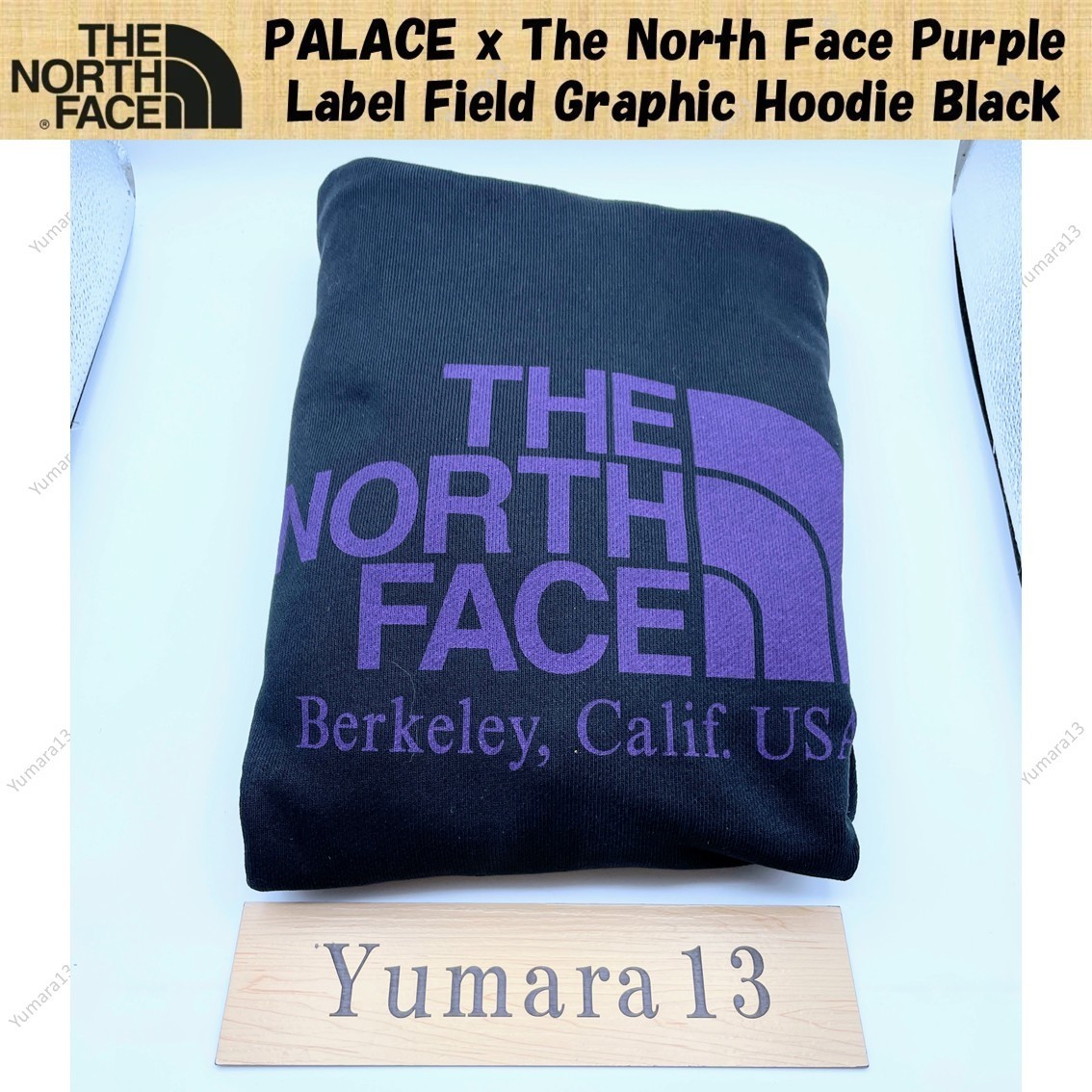 PALACE x The North Face Purple Label Field Graphic Hoodie Black | eBay
