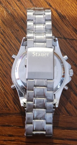 Stauer Men 19093 Compendium Hybrid Chronograph Stainless Steel Watch 8 ...