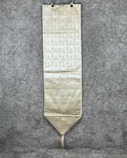 Gold Christmas Table Runner Shimmering Look With Gold Trees  Tassels 88  X 13  