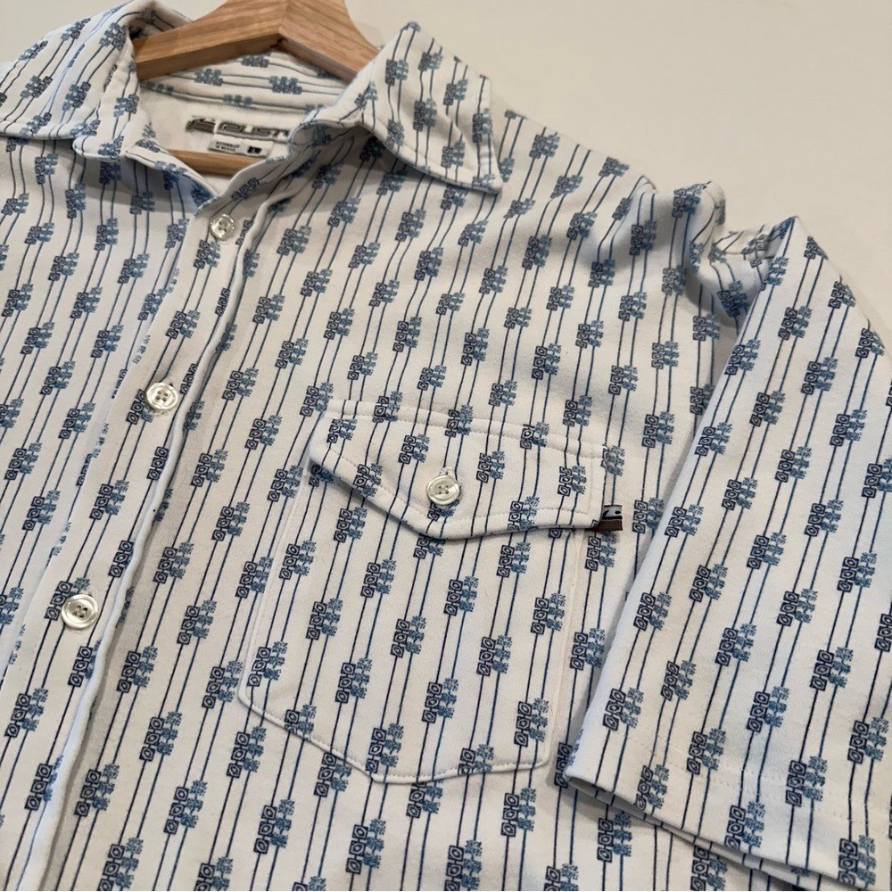 Rusty Surfboards Abstract Pattern Button Down Shi… - image 5