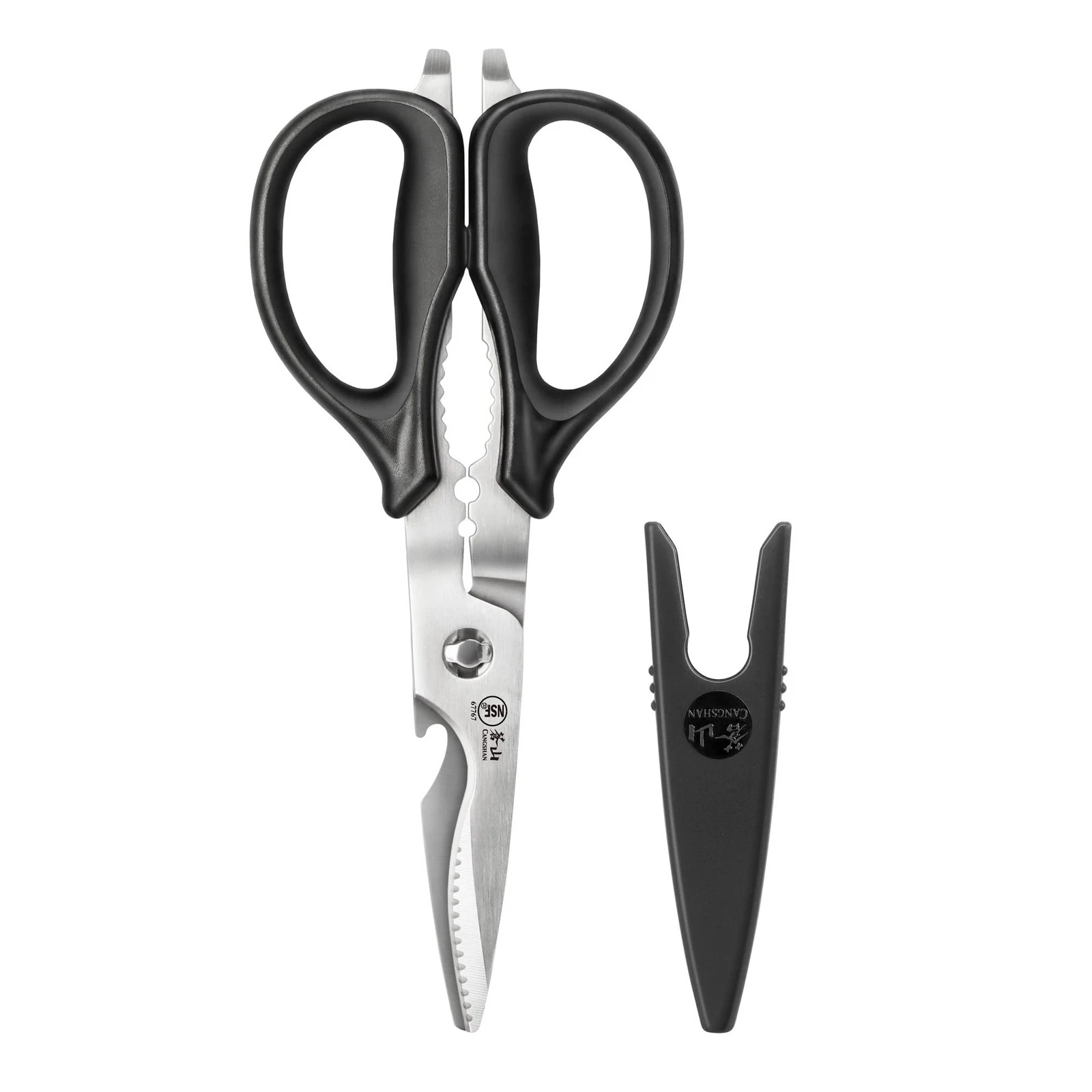 Cangshan 503343 9-inch Heavy-Duty Come-Apart Kitchen Shears with Guard Black
Opens in a new window o