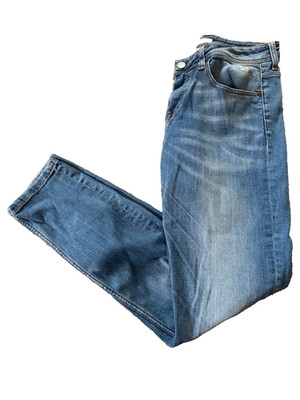 Burberry Brit Denim Jeans Women's Size 31 Medium Wash Skinny Stretch Low Rise