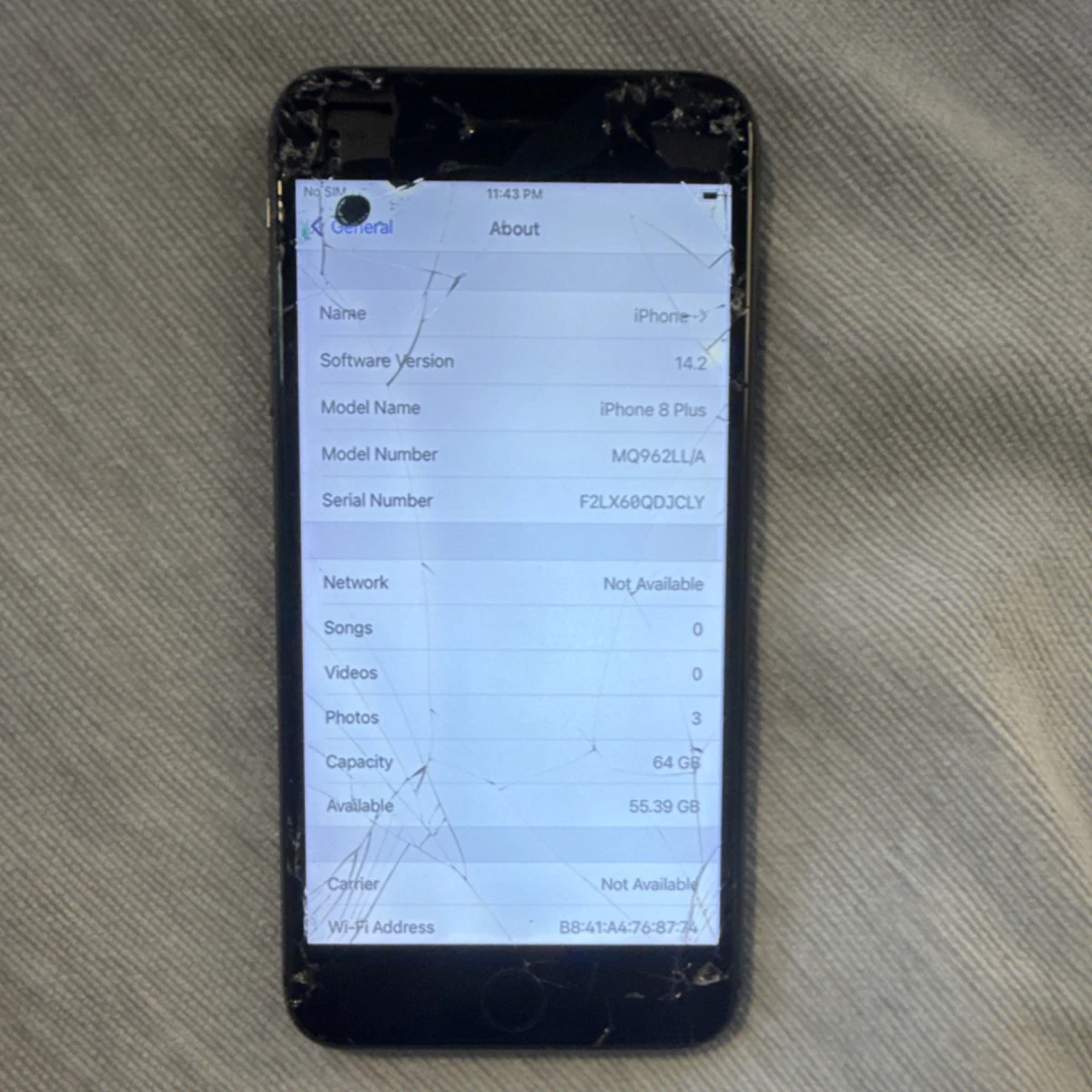 iPhone 8 ブラック 本体 Apple iPhone 8 Plus 64GB Black MQ962LL/A Factory Unlocked
