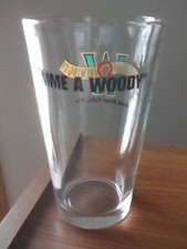 Wisconsin Brewing 'Gimme a Woody' 16 oz pint beer glass Perfect Valentines Day g