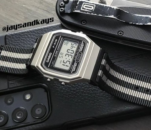 JaysAndKays® Metal Adapters and Strap Kit for Casio F-91W F91 - Picture 3 of 14