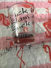 SHOT GLASS Hollywood California (Tequila) Lick it Slam it Suck it 10/30/24