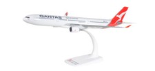Modellino aerei di linea Herpa AIRBUS A330-300 QANTAS 1:200 modellismo static...