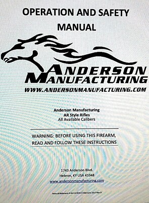 ANDERSON MANUFACTURING RIFLES/KIGER PISTOLS   ADLER ARMS   AMERICAN DEFENCE
