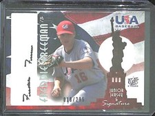 2007 Upper Deck USA Baseball  Signature Relic Autograph #AJ-37 Freddie Freeman