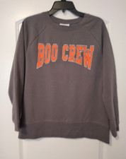 Isabel Maternity Gray Boo Crew Graphic Maternity Sweatshirt Size Small NWT