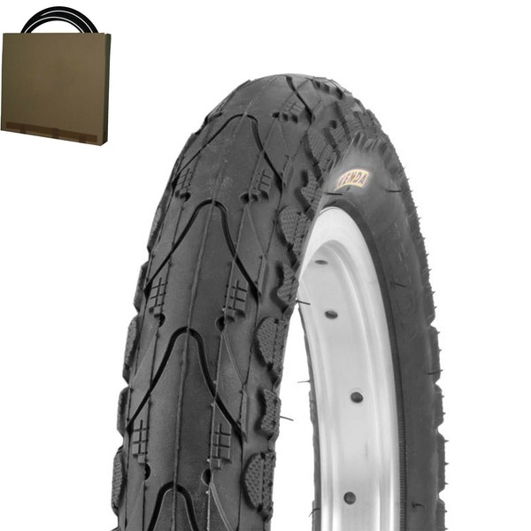 Kenda Reifen Schwarz 18X1.75 | 47-355 Fahrrad Bereifung K-935 Kinder Mantel-image