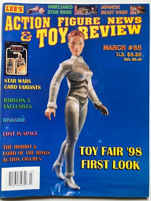 LOST IN SPACE / BABYLON 5 /  1998 LEE'S ACTION FIGURE NEWS & TOY REVIEW Magazine