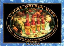 COORS BREWING COMPANY 1937 VINTAGE BEER ADVERTISING P2 INSERT PROMO CARD 1995
