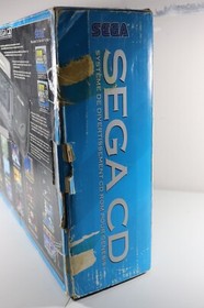 Sega CD Model 2 & Genesis Console Bundle w/ Box, Good Condition + Games -TESTED