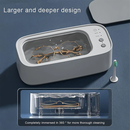 Ultrasonic Jewelry Cleaner Denture Glass Watch Ring Bath Tank Cleaning Machine - Picture 9 of 12
