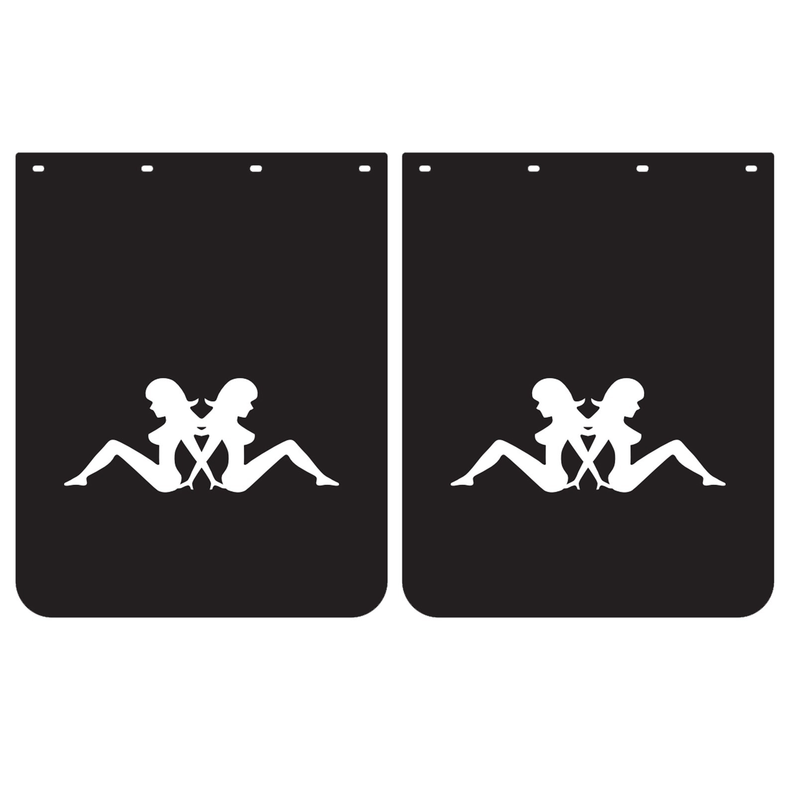 24x30 Heavy-Duty Semi Truck Mud Flaps – Anti-Splash Mudguards for Trailers  -image