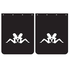 24"x30"Mud Flaps for Trailer Trucks Semi Trucks Heavy Duty Anti-Splash Mudguards