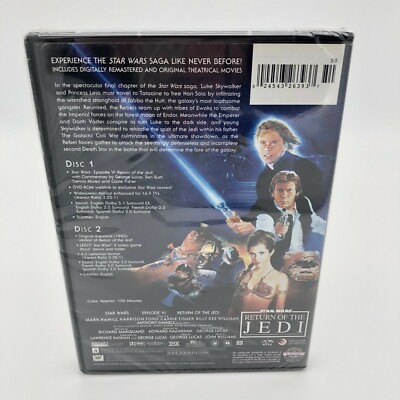 Return of the Jedi (DVD, 2006, 2-Disc Set, Limited Edition
