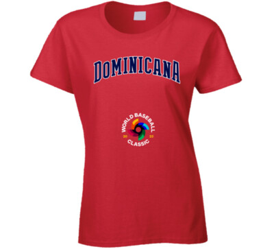 Dominicana Wbc World Baseball Classic Ladies T Shirt