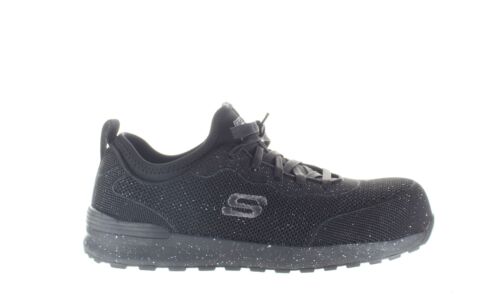 Skechers Womens Balran Black Safety Shoes Size 9 (Wide) (6851492) - Picture 1 of 4