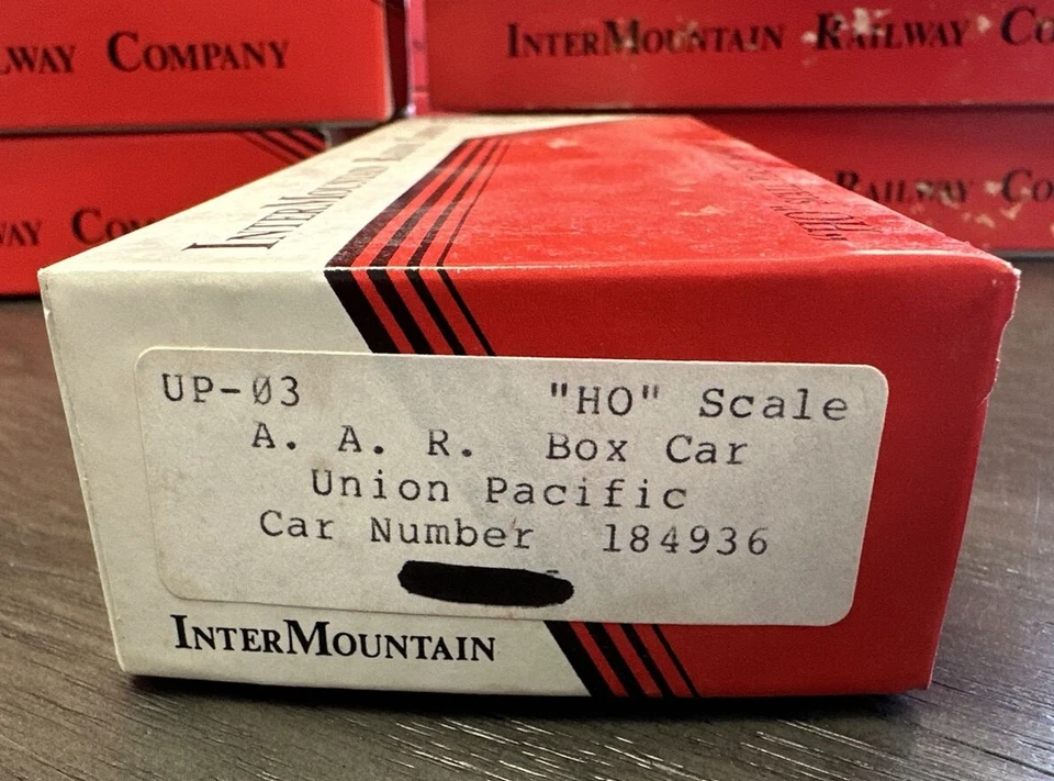 Intermountain Railway HO Kit #UP-03 AAR 40' Box Car - Union Pacific #184936 NOS - Image 2 of 4