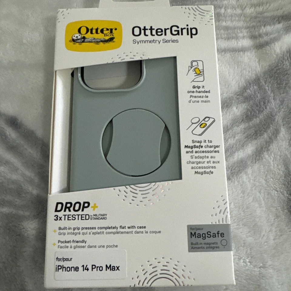 Otter Box Otter Grip SYMMETRY SERIES Case for iPhone 14 Pro -Chill Out Green New - Image 3 of 4