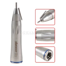 Dental LED Optic Low Speed External Water Spray Straight Handpiece Nose cone