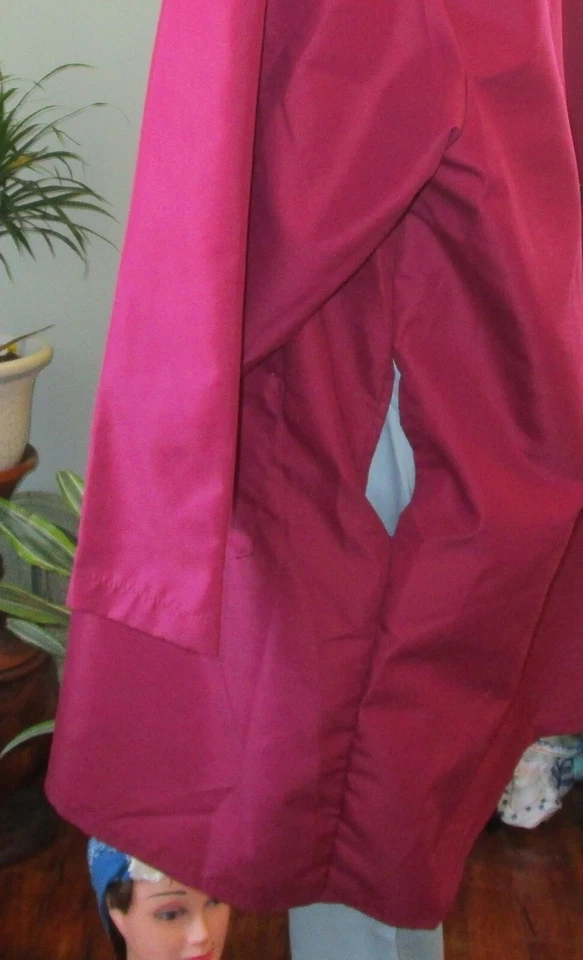 Best Medical L/S Lab Coat Snaps side Vents 3 Pocket 43" Length Burgundy Sz 4X - Image 4 of 4